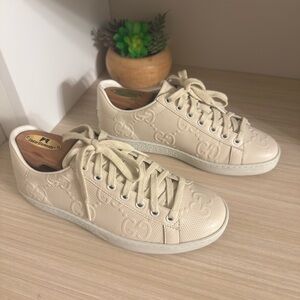 Gucci Ace GG Embossed Sneakers